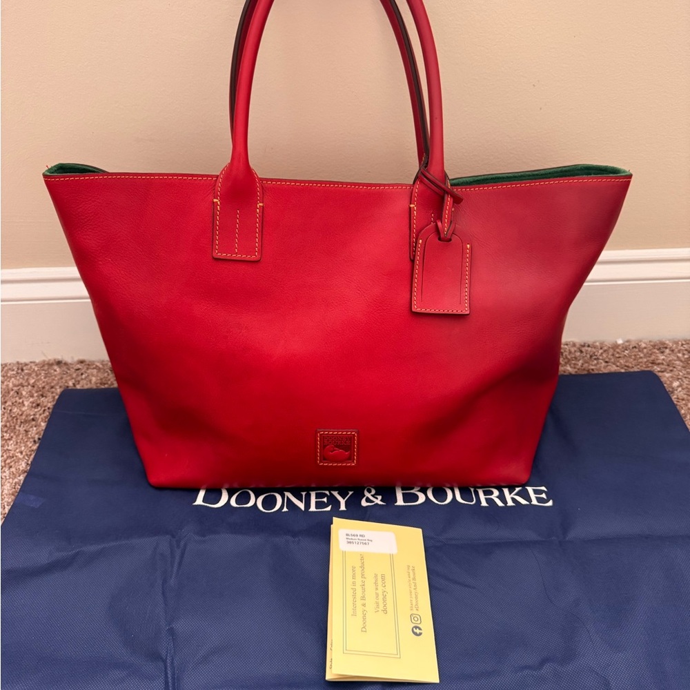 Dooney and Bourke Medium Russel in Red - Picture 3 of 11